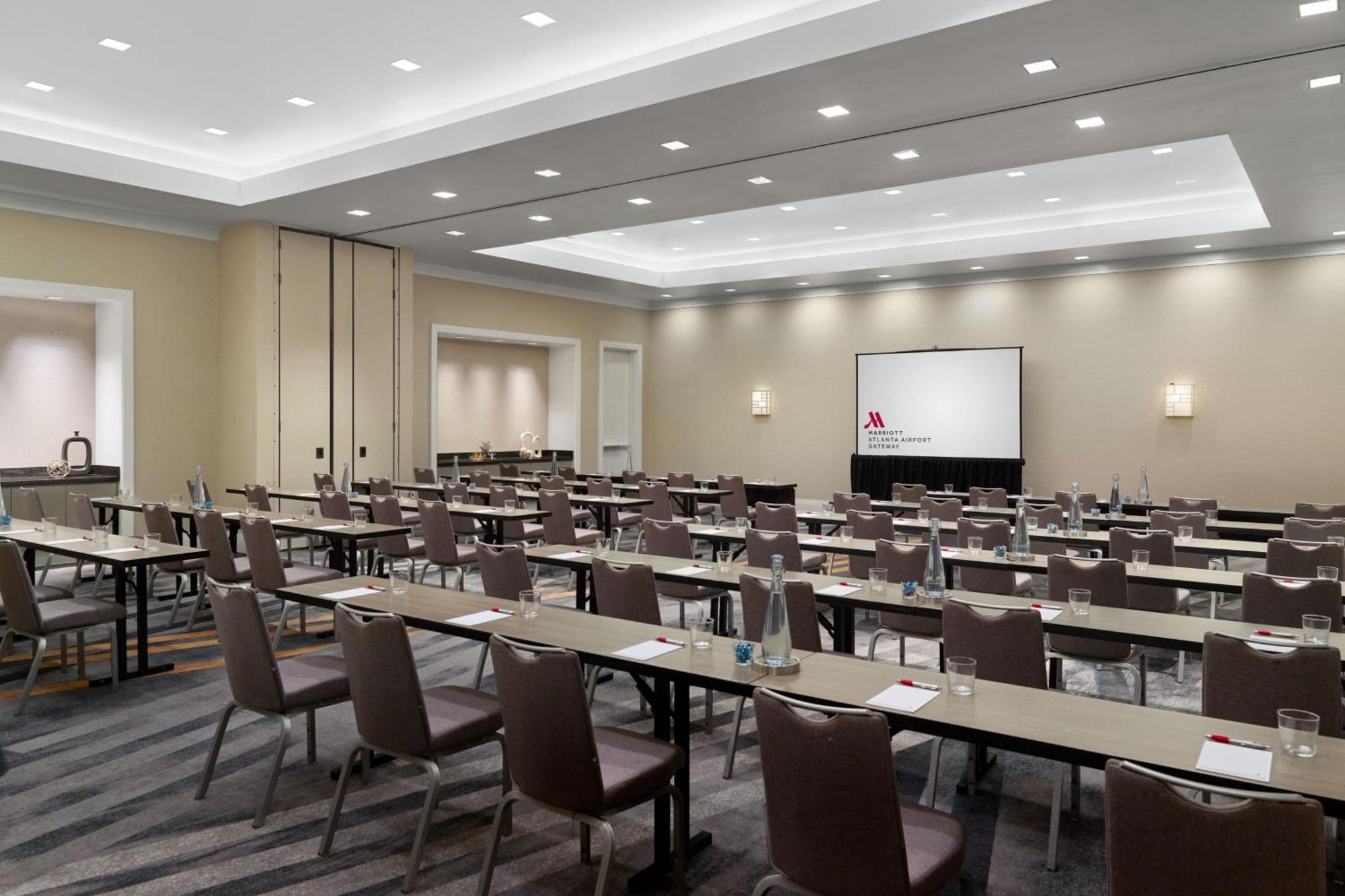 Atlanta Airport Marriott Gateway Hotel College Park Exterior foto